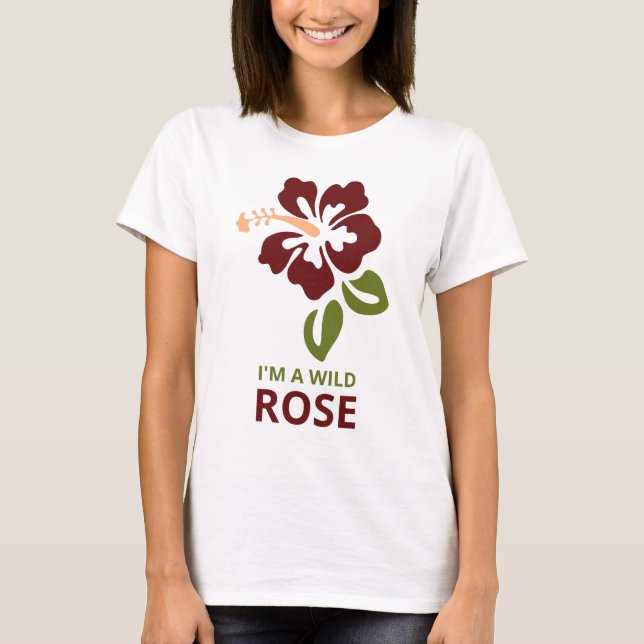 Camiseta Sou Um Rosa Selvagem (Frente)