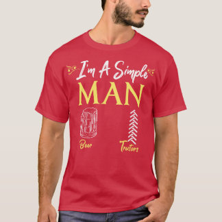 Camiseta Sou Um Simples Trator De Cerveja