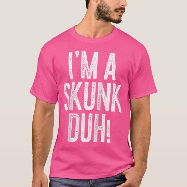 Camiseta Sou Um Skunk Duh Skunk Baseball (Frente)