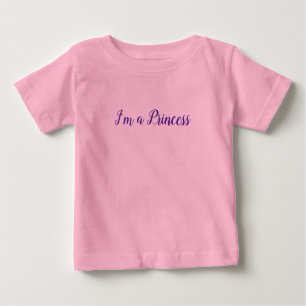 Camiseta Sou um slogan da Princesa