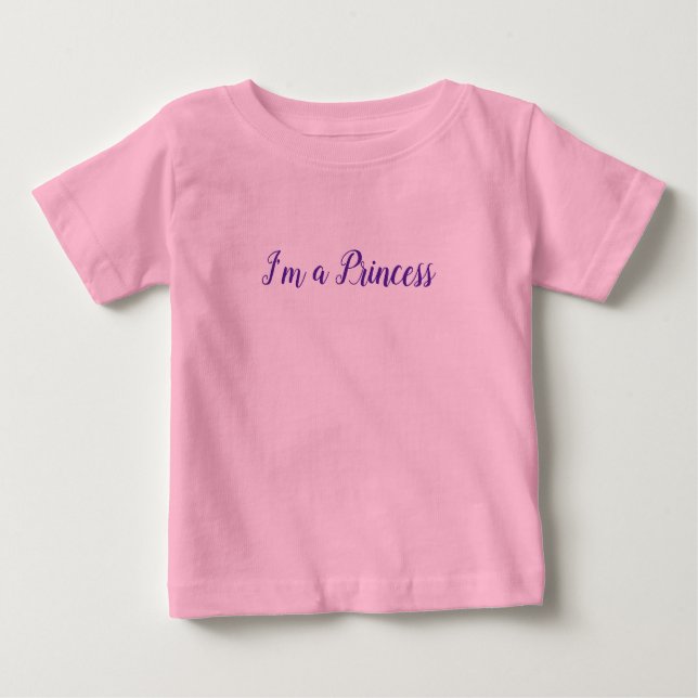 Camiseta Sou um slogan da Princesa (Frente)