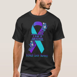 Camiseta Sou um sobrevivente da conscientização sobre o cân