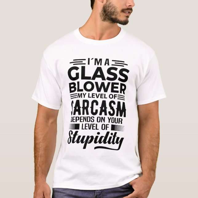Camiseta Sou um Sopro de Vidro (Frente)