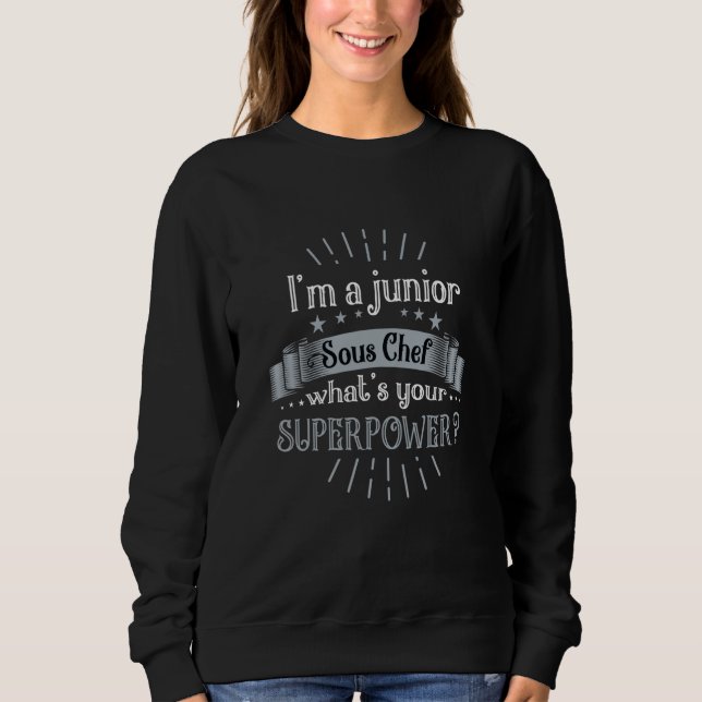 Camiseta Sou um Subchefe Junior Subchefe de Cozinha (Frente)