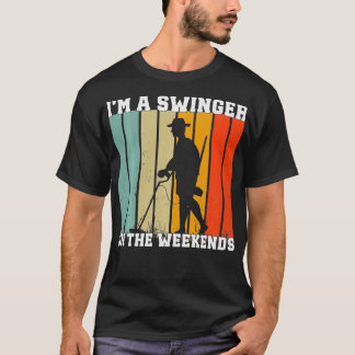 Camiseta Sou Um Swinger No Metal De Detecção De Fins De Sem