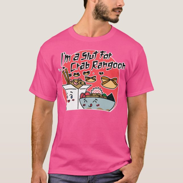 Camiseta Sou Um T Para Crab Rangoon (Frente)
