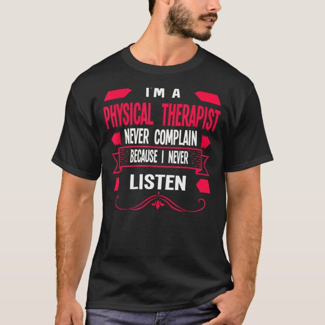 Camiseta Sou um Terapista Físico 2 (Frente)