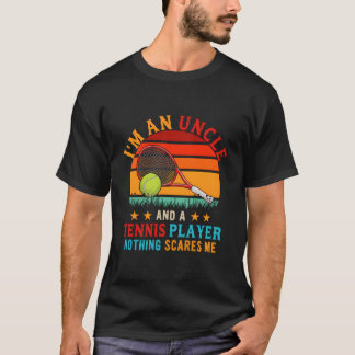 Camiseta SOU Um Tio E Um Jogador De Tênis Família