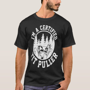 Camiseta Sou um Tirador de Tetas Certificado, Amante de Vac