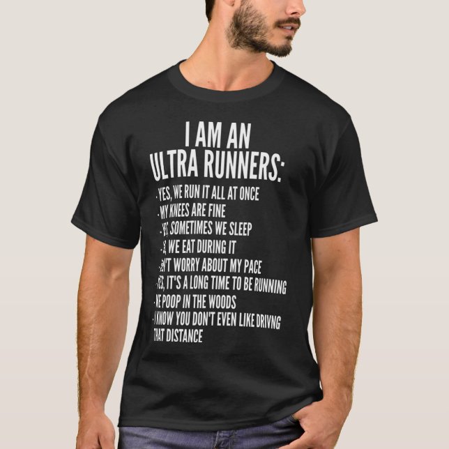 Camiseta Sou um UltrroRunner - Trilha e Cla Ultra-Running (Frente)