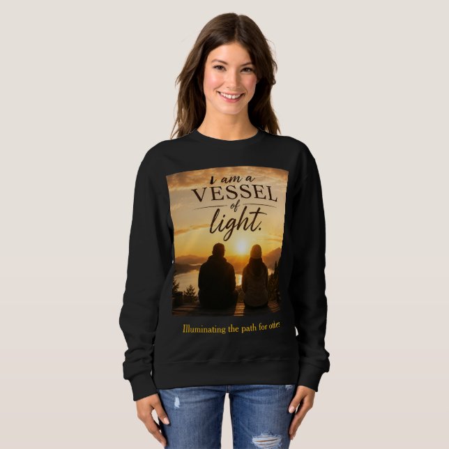 Camiseta Sou um Vaso de Luz (Frente Completa)