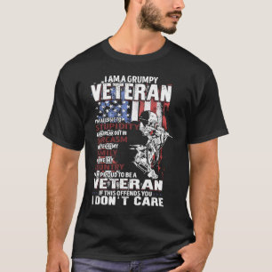 Camiseta Sou Um Veterano Engraçado Orgulhoso De Ser Um Pai