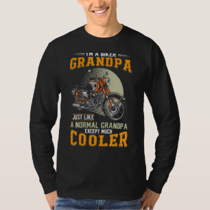 Camiseta Sou Um Vovô Biker Como Um Fundão Normal Do Vovô