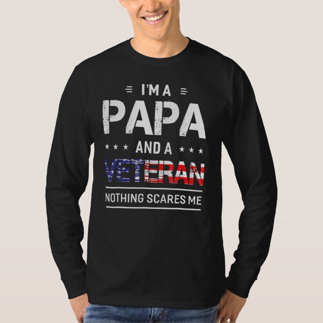 Camiseta Sou Um Vovô De Homens Veteranos (Frente)