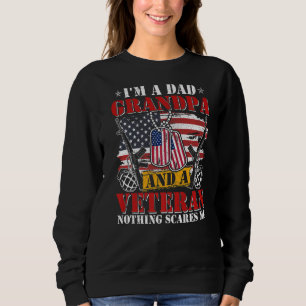 Camiseta Sou um vovô Pai e uma ideia veterana de aniversári