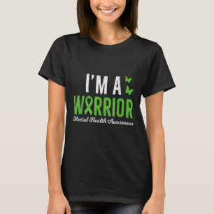 Camiseta Sou Um Warri De Suporte À Consciência Mental Do Gu