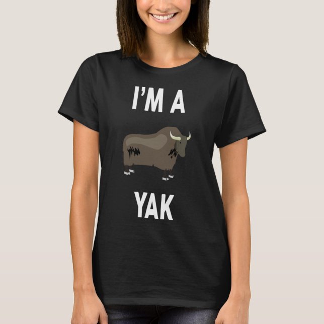 Camiseta Sou um YAK YAK (Frente)