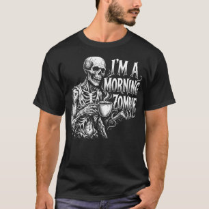 Camiseta Sou um Zumbi Matinal