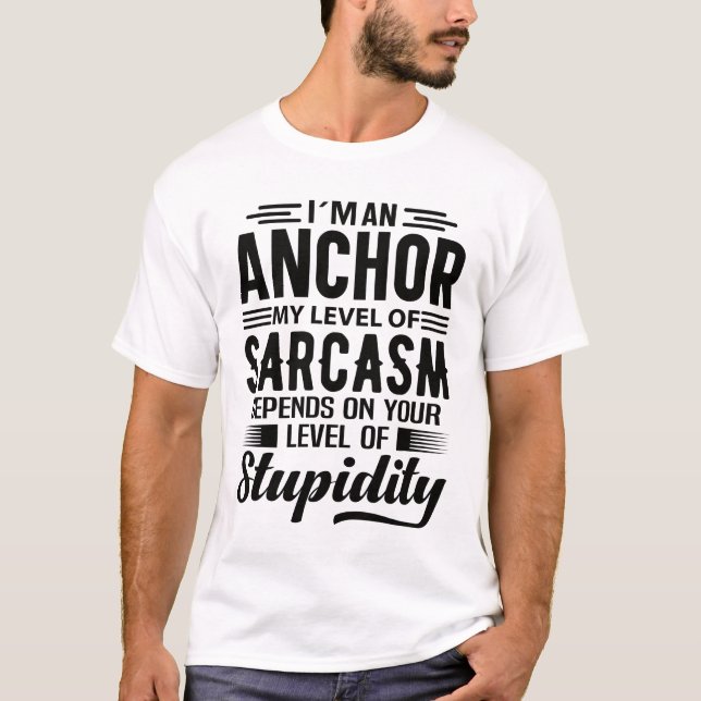 Camiseta Sou uma âncora (Frente)