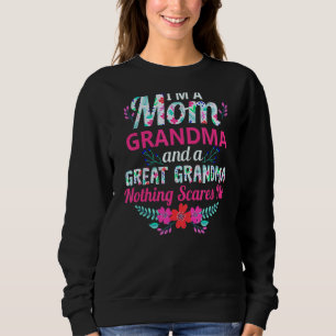 Camiseta Sou uma avó e uma vovó Excelente sem cicatriz
