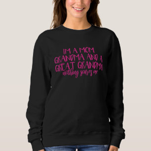Camiseta Sou uma avó e uma vovó Excelente sem cicatriz