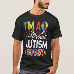 Camiseta Sou uma Bubby Orgulhosa de Autismo Combinando Cons