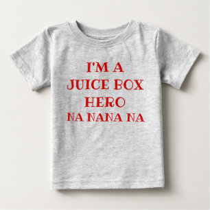 CAMISETA SOU UMA CAIXA DE SUCO HERO NA NANA NA
