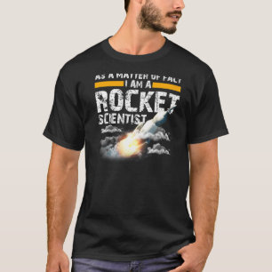 Camiseta Sou uma Ciência do Engenheiro Aeroespacial do Fogu