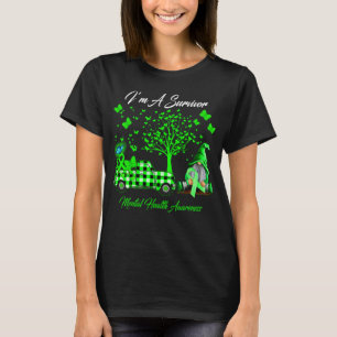 Camiseta Sou uma Consciência Sobrevivente da Saúde Mental