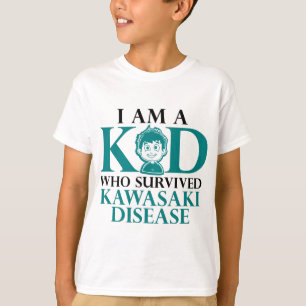 CAMISETA SOU UMA CRIANÇA QUE SOBREVIVEU À DOENÇA DE KAWA
