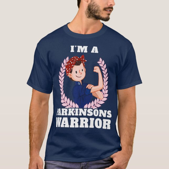 Camiseta Sou uma Doença do Guerreiro Parkinsons (Frente)