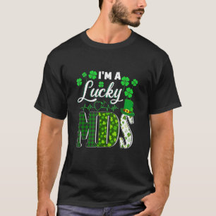 Camiseta Sou uma enfermeira do Mds Shamrock Leprechaun Rua