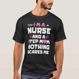 Camiseta Sou uma enfermeira madrasta de enfermagem Scrub en