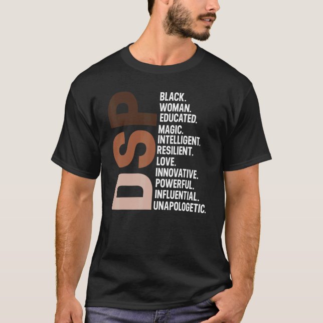 Camiseta Sou Uma Enfermeira Negra Afro Mulher Negra Históri (Frente)
