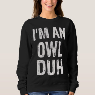 Camiseta Sou uma Fantasia de Coruja Duh para o Halloween