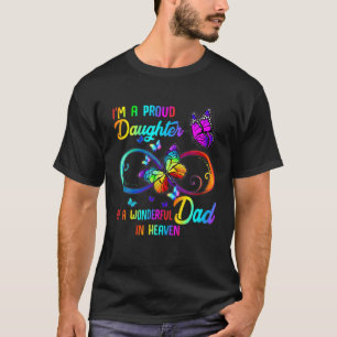 Camiseta Sou uma Filha Orgulhosa de um Pai maravilhoso no c