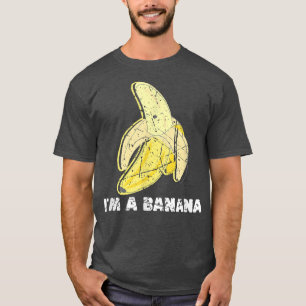 Camiseta Sou uma Fruta de Banana, Comida saudável, vegetari