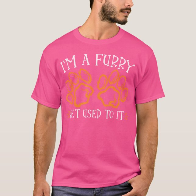 Camiseta SOU UMA Fursona De Cosplay Do Fandom Furry (Frente)