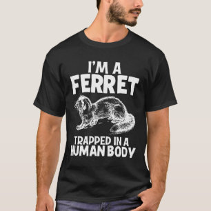 Camiseta Sou Uma Garota De Animais Ferret