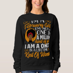 Camiseta Sou uma garota de fevereiro Não sou uma em um milh