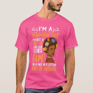 Camiseta Sou uma garota de novembro mulher negra afro anive