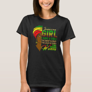 Camiseta Sou Uma Garota Jamaicana Orgulhosa Mulheres Jamaic