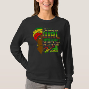 Camiseta Sou Uma Garota Jamaicana Orgulhosa Mulheres Jamaic