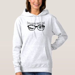 Camiseta Sou uma garota muito nerd com sombra de olhos verd