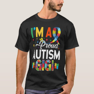 Camiseta Sou uma Gigi Orgulhosa do Autismo Conjunto Conscie