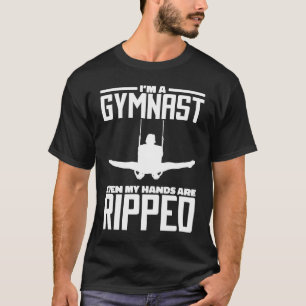 Camiseta SOU UMA Ginasta Até Minhas Mãos São Rasgadas Ginás