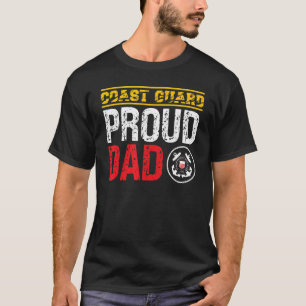 Camiseta Sou uma Guarda costeira das forças Pais da Guarda.