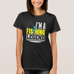 Camiseta Sou uma Lenda da Pesca