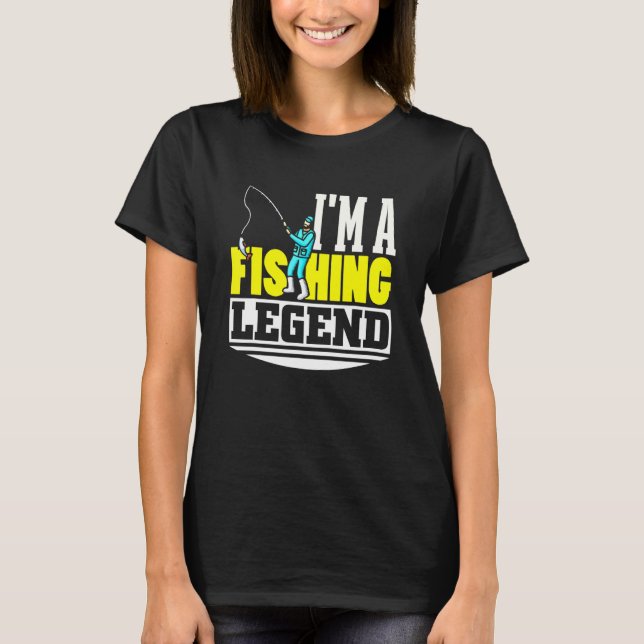 Camiseta Sou uma Lenda da Pesca (Frente)