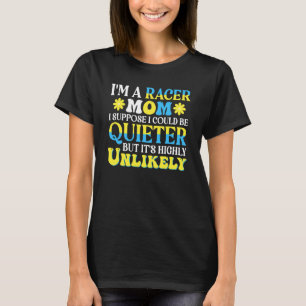 Camiseta Sou Uma Mãe Corredora De Cavalos Carro Corrida Pil